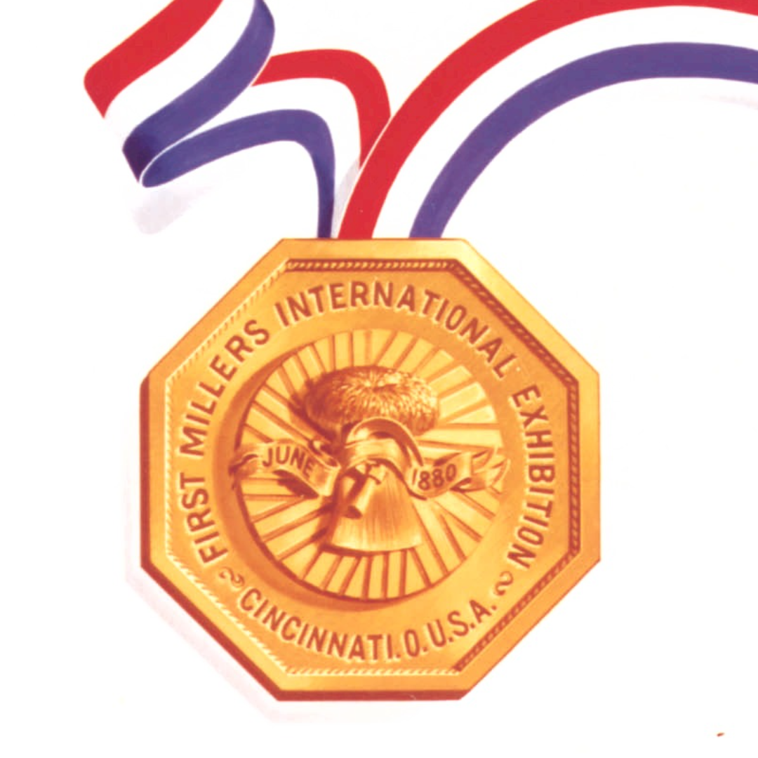 Gold Medal earned by Cadwallader Washburn in 1880