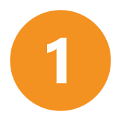The number one in Orange circle