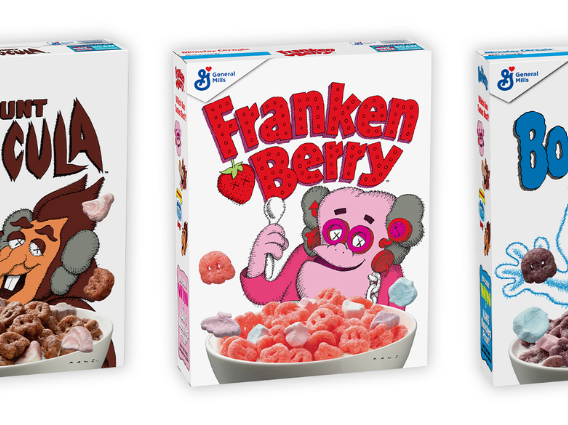 Monsters x Kaws boxes, up close