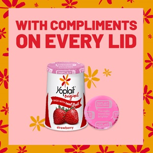 "With compliments on every lid"