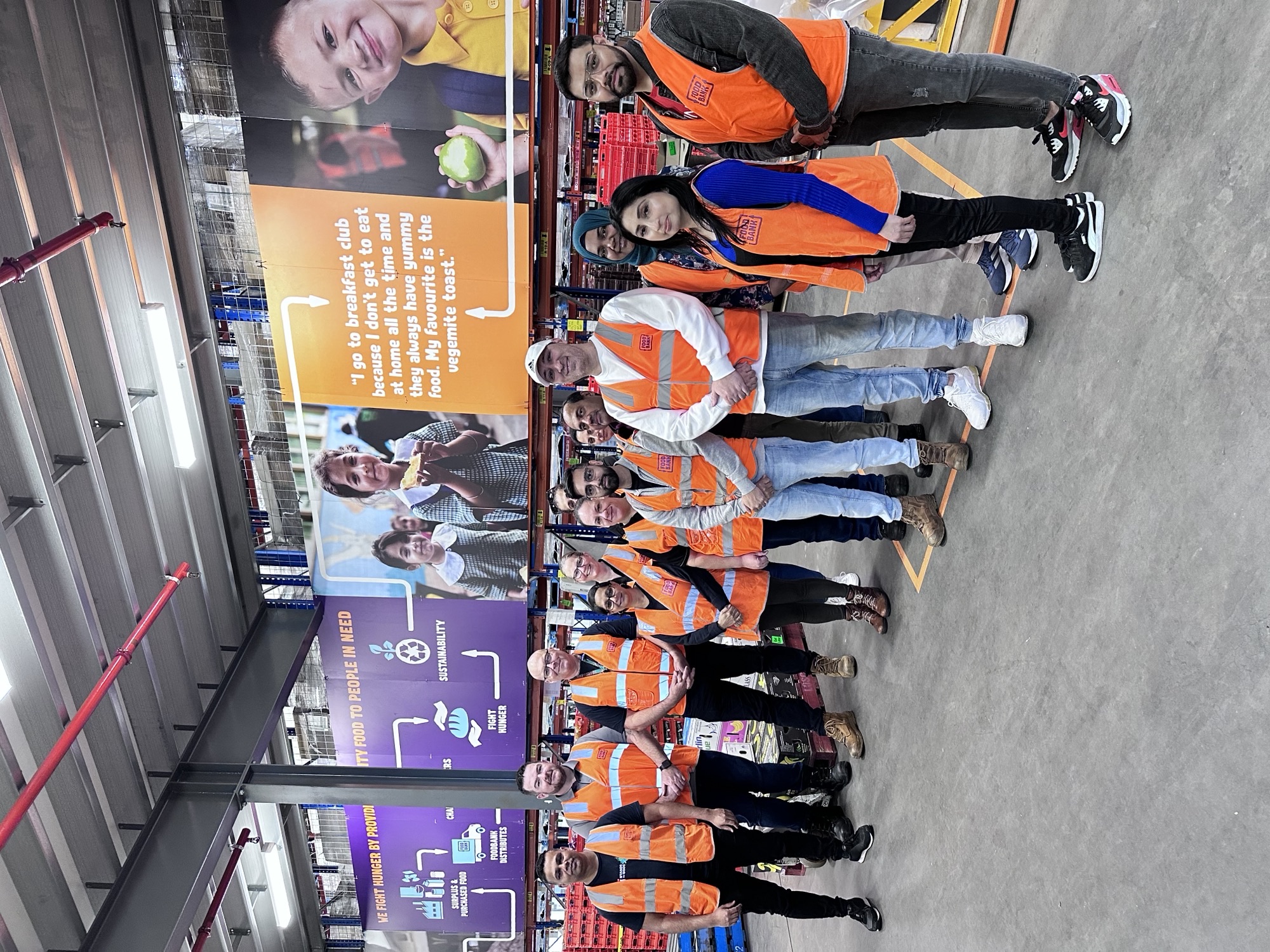 Employees volunteering from a General Mills Europe/Australia location