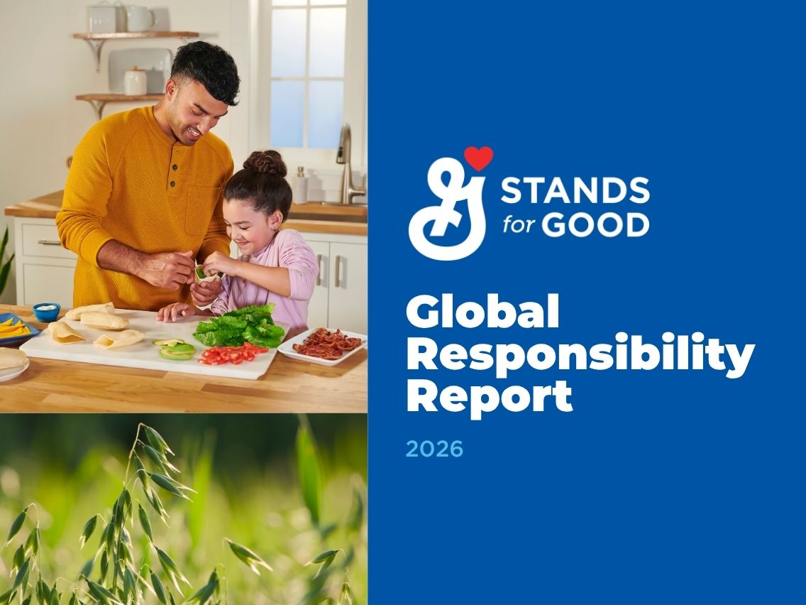 2026 Global Responsibility Report Cover with G Stands For Good Logo